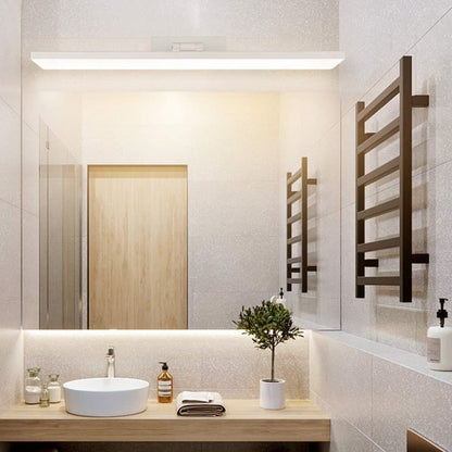 Wall light LED for mirror, wall light 40 cm for bathroom, wardrobe and toilet(Silver) V1188-ZXY-117-0086