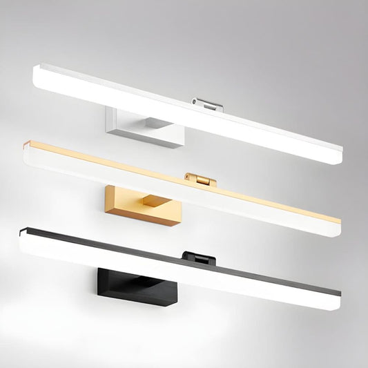 Wall light LED for mirror, wall light 40 cm for bathroom, wardrobe and toilet(Black) V1188-ZXY-117-0088