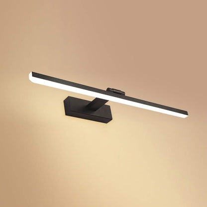 Wall light LED for mirror, wall light 40 cm for bathroom, wardrobe and toilet(Black) V1188-ZXY-117-0088