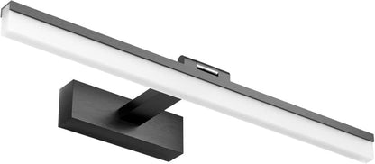 Wall light LED for mirror, wall light 40 cm for bathroom, wardrobe and toilet(Black) V1188-ZXY-117-0088