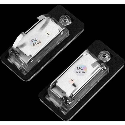 2pcs Car LED Number HOP-LPL0114 License Plate Lamp Bulb Kit for Audi A3 S3 A4 S4 B6 B7 A6 C6 S6 V1188-ZXY-117-0091