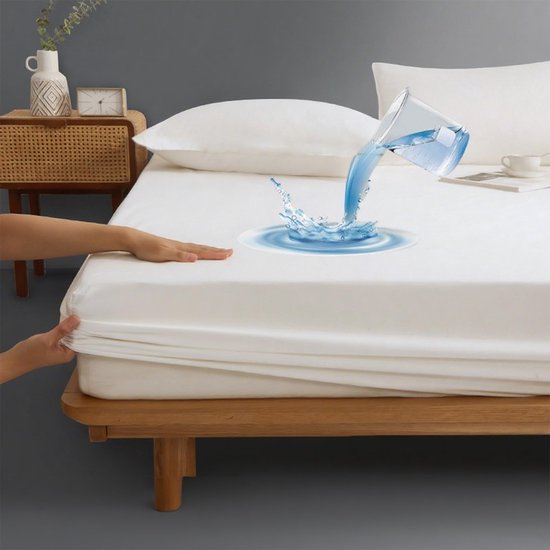 Mattress Protector - Mattress Cover - Elastic Band - Washable - Elastic Mattress Protector - for Small Double V1188-ZXY-131-002