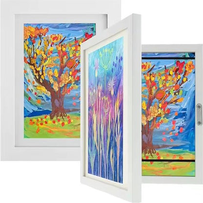 Interchangeable frame - children's drawing - Interchangeable frame A4 - Children's artwork - children's V1188-ZXY-131-023