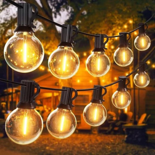 Outdoor lighting - 50 + 2 G40 LED lamps - 30 m - IP44 waterproof - Suitable for patios and parties V1188-ZXY-131-026