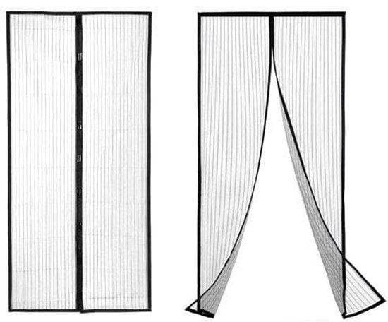 Insect screen door - 100 W x 220 cm - Magnetic mosquito net - Mosquito repellent V1188-ZXY-131-027
