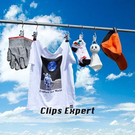 Small hanger - suitable for hanging small items - sock clips - towel clips (10 pieces) V1188-ZXY-131-032