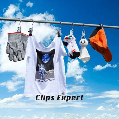Small hanger - suitable for hanging small items - sock clips - towel clips (10 pieces) V1188-ZXY-131-032