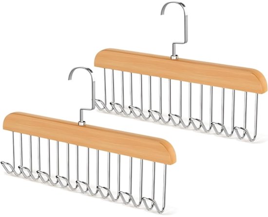 Non-slip hangers for coats, underwear, sweaters and vests - including 8 hooks (pack of 2) V1188-ZXY-131-041