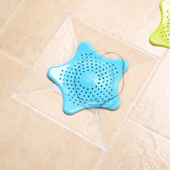 Filter 5-pack - Silicone hair filter for bathtub drain - Drain cover with strong suction cup - Anti-clogging V1188-ZXY-131-052