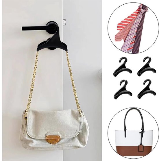 Clothes hanger - Wardrobe - Handbag organizer - Hook rack organizer for handbags and backpacks - 10 pieces V1188-ZXY-131-057