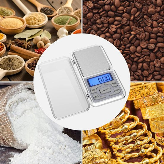 Electronic kitchen scale - Kitchen scale - 500g/0.01g - Food scale - Stainless steel household scale - With V1188-ZXY-131-060