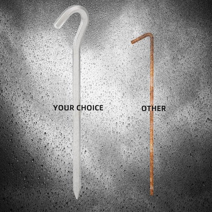 Tent peg - 8 cm / 7 inch - Metal aluminum awning peg - Camping peg Tent anchor - Silver V1188-ZXY-131-062