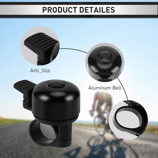 Bicycle Bell - Mountain Bike Vintage Mini Bicycle Bell - Loud - Anti-MTB Racing Bike Bell - Suitable for V1188-ZXY-131-063