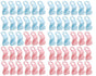 Coat Hooks - 60 pieces - Hangers/Hooks - Pink and Blue - Thickened S-shaped V1188-ZXY-131-065