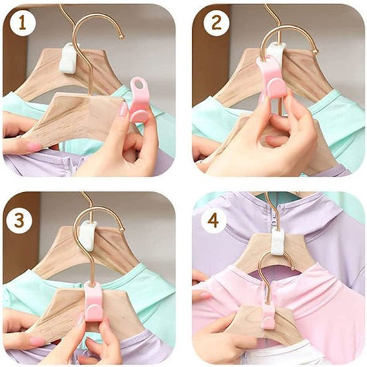 Coat Hooks - 60 pieces - Hangers/Hooks - Pink and Blue - Thickened S-shaped V1188-ZXY-131-065