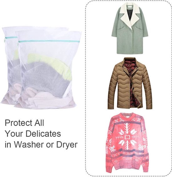 Large laundry bag - Laundry bag - 90x110cm - Laundry bag - 2 pieces V1188-ZXY-131-073