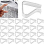 Transparent tablecloth clips - windproof tablecloth clips - Christmas family wedding party tablecloth clips - V1188-ZXY-131-075
