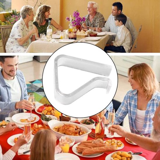 Transparent tablecloth clips - windproof tablecloth clips - Christmas family wedding party tablecloth clips - V1188-ZXY-131-075