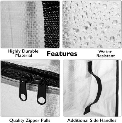 Large Moving Boxes & Storage Bags - Extra Large Moving Boxes with Backpack Straps, Zippers & Handles - Sturdy V1188-ZXY-131-082