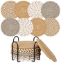 Coasters - Set of 8 - Round - Reusable V1188-ZXY-131-084