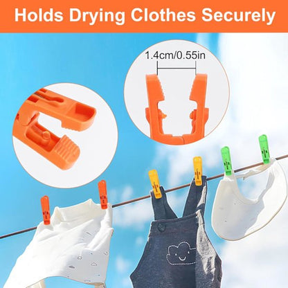 Clothes pegs - Strong clothes pegs - Strong clamp clothes pegs - 40 pieces V1188-ZXY-131-086
