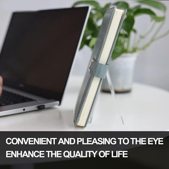 Transparent bookcase - Acrylic display rack - for books, photos, brochures - Set of 12 V1188-ZXY-131-087