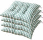 Chair cushions - 40x40cm - Pack of 4 (Green) V1188-ZXY-131-091