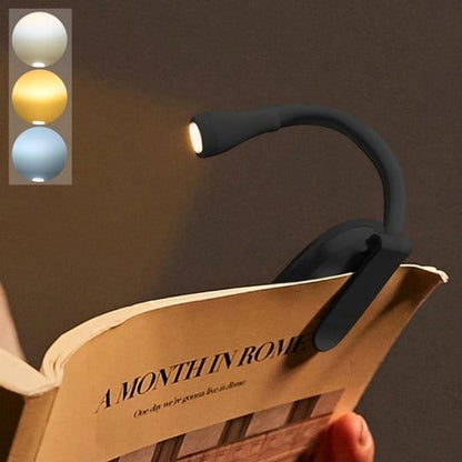 Book Lamp - Rechargeable Reading Lamp with Clip - Adjustable Brightness V1188-ZXY-131-092