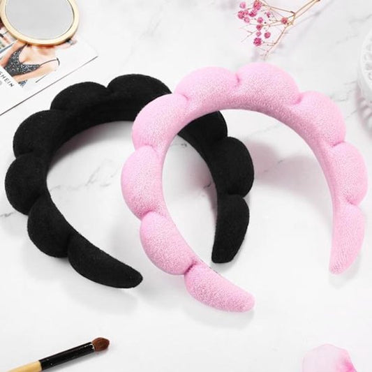 Headband - for face washing or facial care - Headband - Soft cosmetic headband for face washing, facial mask V1188-ZXY-131-097