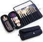 Makeup Bag - Professional Foldable Travel Brush Bag - For Makeup Brushes - Black V1188-ZXY-131-103