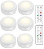 LED spotlight set - 6 stylish lights with dimming function and 2 practical remote controls - Night lights V1188-ZXY-131-108