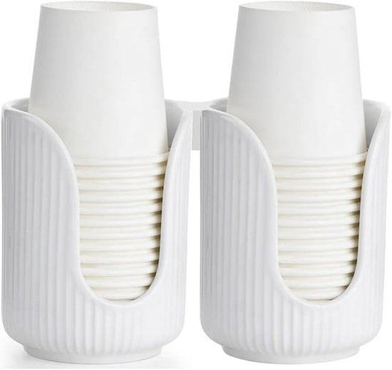 Ceramic countertop cup holder - Bathroom cup holder - Small countertop accessory - For sinks, bathrooms, V1188-ZXY-131-125