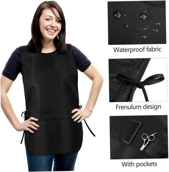 Apron - Waterproof Craft Apron - Cleaning Apron - With Pockets - For Painting - Cleaning V1188-ZXY-131-129