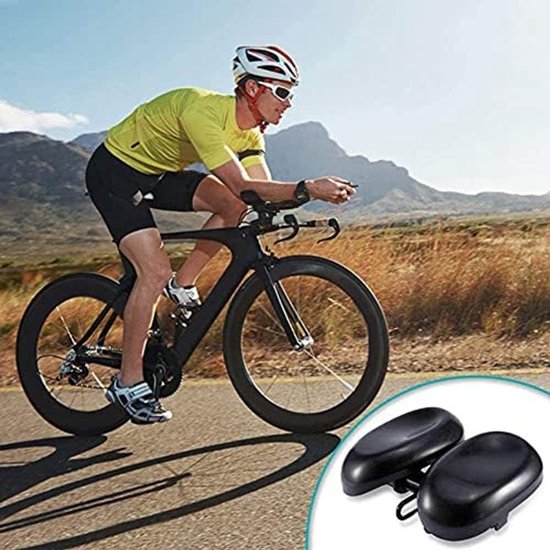 Bicycle Saddle - Comfort Bicycle Saddle - Unisex - Ergonomic - Soft Double Padded Saddle Cover V1188-ZXY-131-131