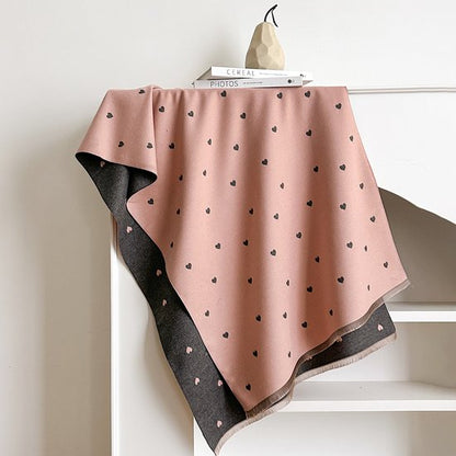 Women's scarf - Long scarf - Double-sided warm blanket - Suitable for spring, autumn and winter - 185*65cm - V1188-ZXY-131-150
