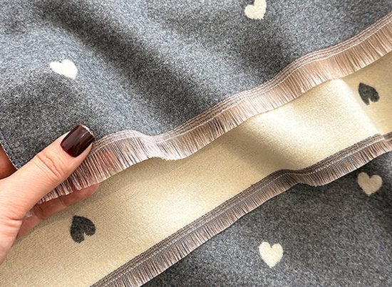 Women's scarf - Long scarf - Double-sided warm blanket - Suitable for spring, autumn and winter - 185*65cm - V1188-ZXY-131-150