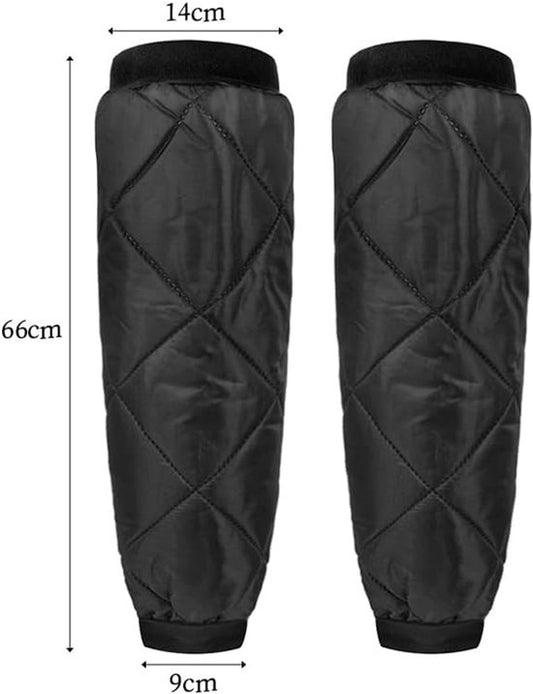 Insulated leg protectors for motorcycle riding - Windproof and waterproof leg protectors - Warm knee V1188-ZXY-131-169