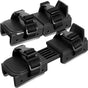 Adjustable Kids' Skates - Double Blade for Stability - With Straps & Shoe Size 16-21 - Black V1188-ZXY-131-172