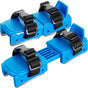 Adjustable Kids' Skates - Double Blade for Stability - With Straps & Shoe Size 16-21 - Blue V1188-ZXY-131-173