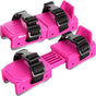Adjustable Kids' Skates - Double Blade for Stability - With Straps & Shoe Size 16-21 - Pink V1188-ZXY-131-174