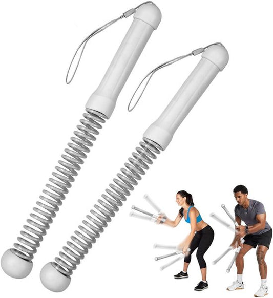 2-Pack Cordless Battle Ropes - Battle Rope - Fitness Rope - Soft Grip - For Home Gym & HIIT - Portable Arm V1188-ZXY-131-176