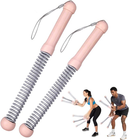 2-Pack Cordless Battle Ropes - Battle Rope - Fitness Rope - Soft Grip - For Home Gym & HIIT - Portable Arm V1188-ZXY-131-177