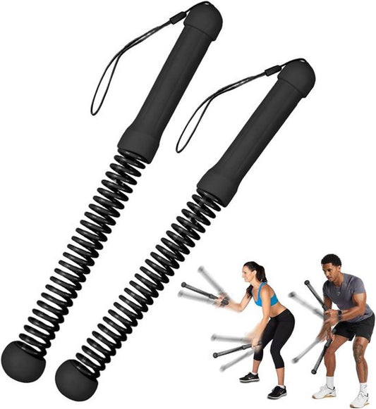 2-Pack Cordless Battle Ropes - Battle Rope - Fitness Rope - Soft Grip - For Home Gym & HIIT - Portable Arm V1188-ZXY-131-178