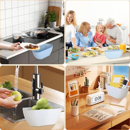 Wall-Mounted Waste Bins - Pack of 2 - Kitchen Waste Bins, Hanging Bins, Kitchen Waste Bins - Hanging Storage V1188-ZXY-131-179