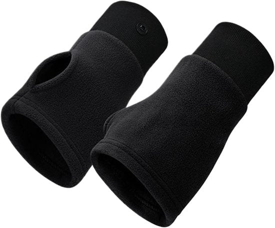 Gloves - Half-finger gloves - Warm winter gloves - Suitable for commuting, office work and driving - Black V1188-ZXY-131-189