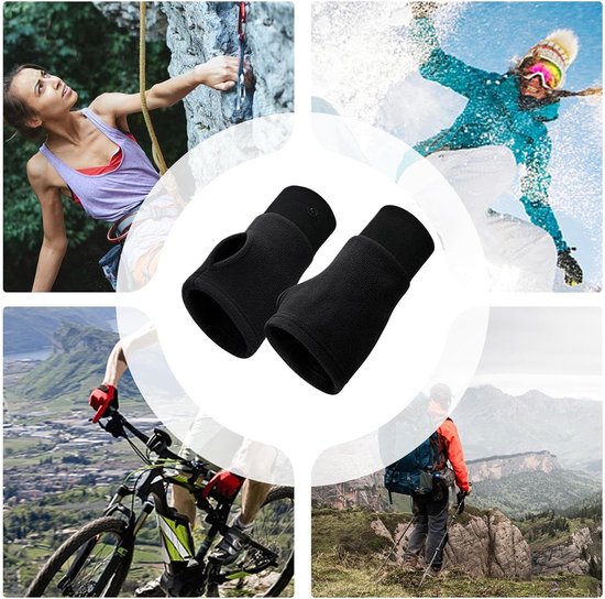 Gloves - Half-finger gloves - Warm winter gloves - Suitable for commuting, office work and driving - Black V1188-ZXY-131-189