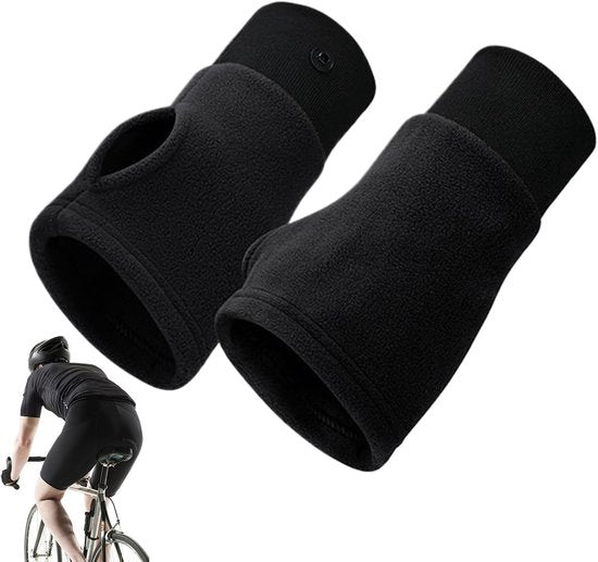 Gloves - Half-finger gloves - Warm winter gloves - Suitable for commuting, office work and driving - Black V1188-ZXY-131-189