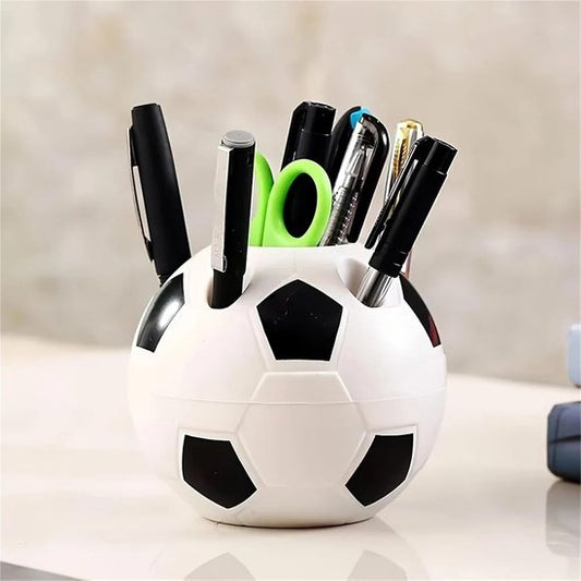 Multifunctional pen holder - football-shaped pen holder - student pen holder - plastic pen holder - storage V1188-ZXY-131-203