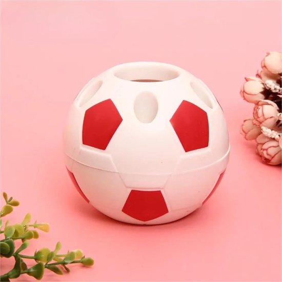 Multifunctional pen holder - football-shaped pen holder - student pen holder - plastic pen holder - storage V1188-ZXY-131-204