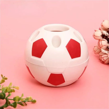 Multifunctional pen holder - football-shaped pen holder - student pen holder - plastic pen holder - storage V1188-ZXY-131-204